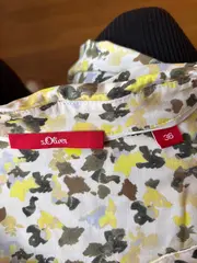 Vorschaubild 2 von Damen Bluse Gr. 36 Viskose Camouflage Muster Langarm