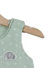 Vorschaubild 2 von Baby Strampler Einteiler Gr. 74 Baumwolle Tiermotiv Applikation Grün