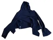 Vorschaubild 3 von Damen Sweatjacke Kapuze Asymmetrisch Grau Gr. L 40 Sportlich