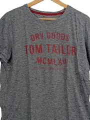 Vorschaubild 2 von Herren T-Shirt Gr. L Grau Meliert Dry Goods Print Baumwolle