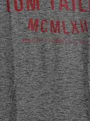 Vorschaubild 3 von Herren T-Shirt Gr. L Grau Meliert Dry Goods Print Baumwolle