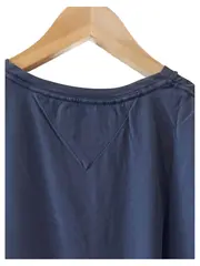 Vorschaubild 3 von Herren T-Shirt V-Ausschnitt Blau Gr. M Slim Fit