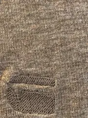 Vorschaubild 4 von Herren T-Shirt Kurzarm Baumwolle Oliv Meliert Gr. 48/M