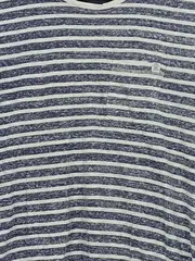 Vorschaubild 3 von Herren T-Shirt Gr. L gestreift Blau Weiß Casual Baumwolle