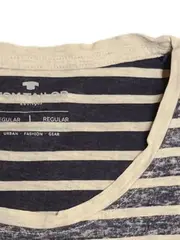 Vorschaubild 5 von Herren T-Shirt Gr. L gestreift Blau Weiß Casual Baumwolle