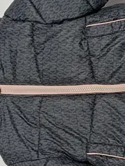 Vorschaubild 5 von Kinder Steppjacke Gr. 86 18M Grau Logo-Print Kapuze