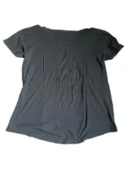 Vorschaubild 2 von Damen T-Shirt Schwarz Gr. S Basic Baumwolle Kurzarm