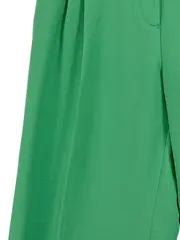 Vorschaubild 4 von Damen Stoffhose Gr. 36 Grün Weites Bein Elegant Culotte