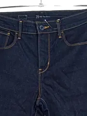 Vorschaubild 2 von High Rise Skinny Damen Jeans Blau W29 L31 Stretch Baumwolle