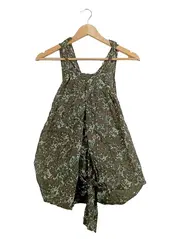 Vorschaubild 1 von Damen Top Gr. S Camouflage Oliv Ärmellos Schleife