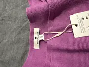 Vorschaubild 7 von Pullover Damen Gr. 36/S Lila Baumwolle Rippstrick Strickpulli Basic