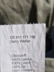 Vorschaubild 4 von Damen Leinen Stoffhose Freizeit Gr. 40 W31 Oliv Sommer