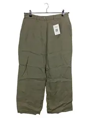 Vorschaubild 1 von Damen Leinen Stoffhose Freizeit Gr. 40 W31 Oliv Sommer