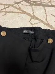Vorschaubild 3 von Anzughose Business Elegant Damen Zierknöpfe Schwarz Gr. 40/L