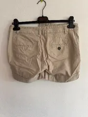 Vorschaubild 2 von BASIC Damen Chino Shorts Beige Gr. S/36 Baumwolle Casual