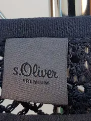 Vorschaubild 4 von Premium Damen Bluse Gr. 36 Blau Spitze Elegant Top