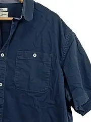 Vorschaubild 4 von Herren Kurzarmhemd Blau Gr. 54/XXL Casual