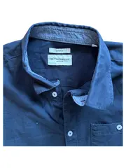Vorschaubild 3 von Herren Kurzarmhemd Blau Gr. 54/XXL Casual