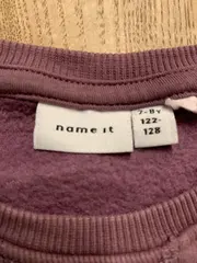 Vorschaubild 4 von Sweatshirt Kinder Gr. 122-128 Lila Pullover Basic Baumwolle