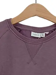 Vorschaubild 2 von Sweatshirt Kinder Gr. 122-128 Lila Pullover Basic Baumwolle