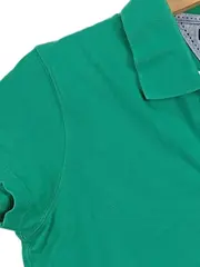 Vorschaubild 3 von Poloshirt Damen Gr. 36/S Grün Slim Fit Baumwolle Stretch Logo