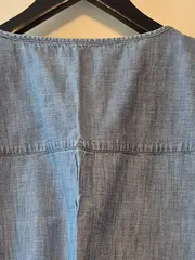Vorschaubild 5 von Jeanskleid Damen Baumwolle Midikleid Blau Gr. M