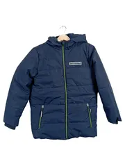 Vorschaubild 1 von Kinder Winterjacke Gr. 146 Blau Steppjacke Kapuze Outdoor