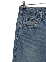Vorschaubild 2 von Herren Jeans Regular Fit Blau W34 L30 Baumwolle Denim