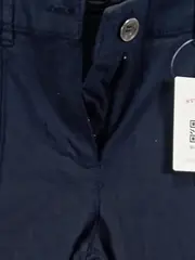 Vorschaubild 6 von Damen Stoffhose Gr. 38 Blau Elegant Viskose Reißverschlusstaschen