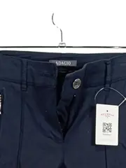 Vorschaubild 3 von Damen Stoffhose Gr. 38 Blau Elegant Viskose Reißverschlusstaschen