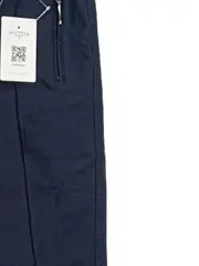 Vorschaubild 5 von Damen Stoffhose Gr. 38 Blau Elegant Viskose Reißverschlusstaschen