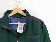 Vorschaubild 2 von Herren Pullover Troyer Baumwolle Gr. 56 XL Grün Freizeit