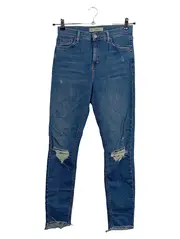 Vorschaubild 1 von Moto Jamie Damen Destroyed Jeans Skinny W30/L32 Blau Ripped