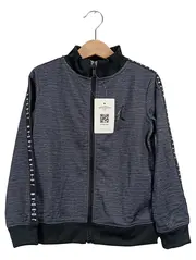 Vorschaubild 2 von Jordan Trainingsjacke Kinder Grau Meliert Polyester Sport Jacke Gr. 104