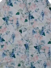 Vorschaubild 6 von Mädchen Sommerkleid Blumenmuster Baumwolle Weiß Gr. 128