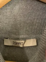 Vorschaubild 4 von Damen Strickkleid Rollkragen Langarm Grau Gr. L Midikleid