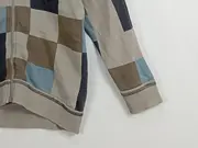 Vorschaubild 2 von Kinder Strickjacke Gr. 115/122 Patchwork Baumwolle Mehrfarbig