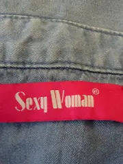 Vorschaubild 6 von Jeanshemd Damen Gr. M Blau Langarm Denim Hemdbluse