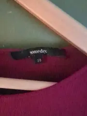 Vorschaubild 2 von Damen Bluse Gr. 38/M Pink Viskose Kurzarm Casual