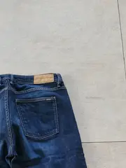 Vorschaubild 4 von Damen Jeans Straight Leg Blau Baumwolle Stretch W31 L33