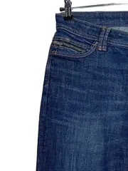 Vorschaubild 3 von Damen Jeans Straight Leg Blau Baumwolle Stretch W31 L33