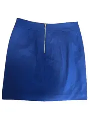 Vorschaubild 4 von Damen Minirock Blau Gr. 34 Wolle Business Elegant Rock