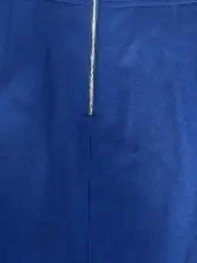 Vorschaubild 2 von Damen Minirock Blau Gr. 34 Wolle Business Elegant Rock