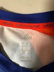 Vorschaubild 5 von Herren Sport Shirt Adizero Polyester Kurzarm Blau Gr. S