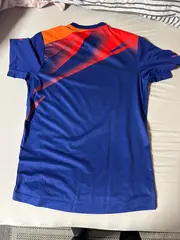 Vorschaubild 2 von Herren Sport Shirt Adizero Polyester Kurzarm Blau Gr. S