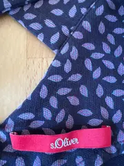 Vorschaubild 5 von Kleid Damen Gr. 36 Sommerkleid Blau Viskose Muster Freizeitkleid