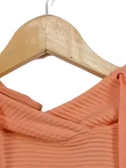 Vorschaubild 3 von Damen Crop Hoodie Kapuzenpullover Orange Logo Gr. S 36