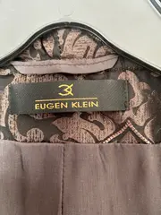 Vorschaubild 4 von Damen Blazer Gr. 40 Braun Jacquard Elegant Festlich