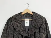 Vorschaubild 2 von Damen Blazer Gr. 40 Braun Jacquard Elegant Festlich