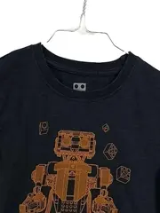 Vorschaubild 2 von Kinder T-Shirt Roboter Motiv Gr. 128 Schwarz Kurzarm